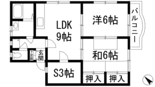 柴ハイツの物件間取画像